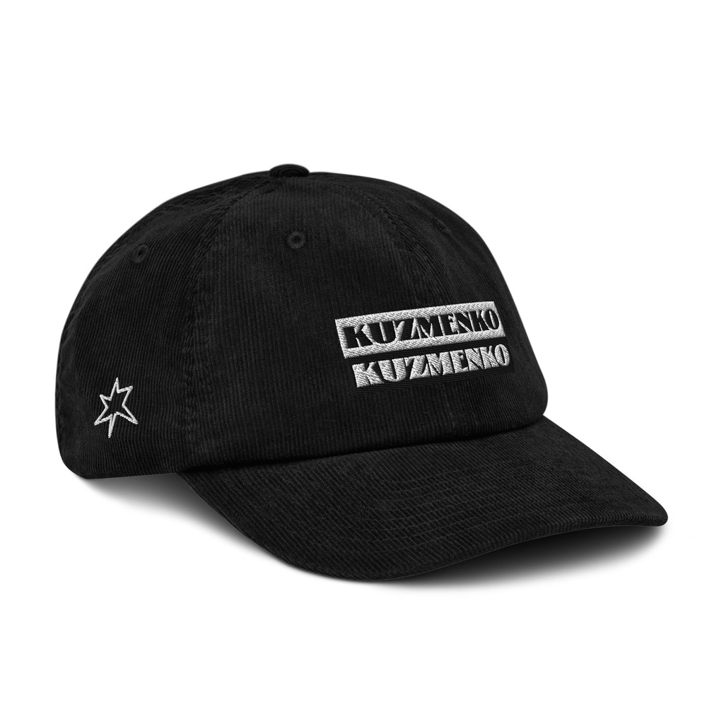 KUZMENKO B&W CORDUROY CAP